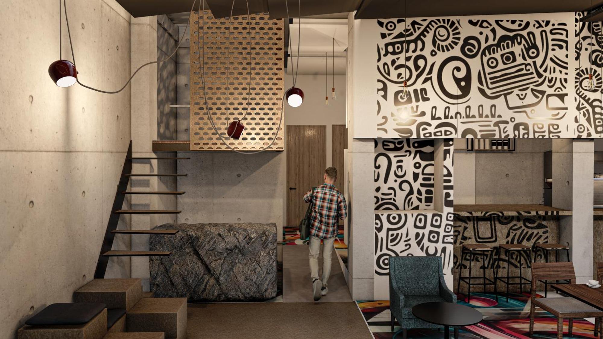 Street Art Hotel Roma Mexico by Eksteriør bilde