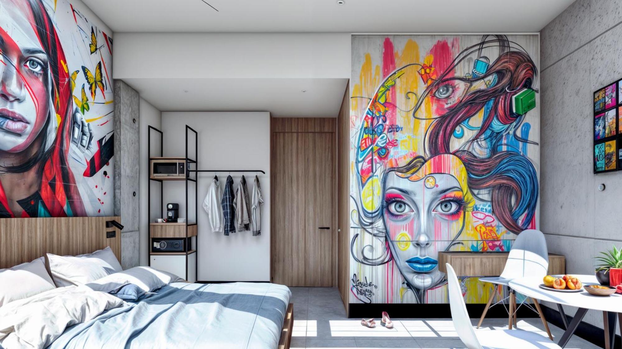 Street Art Hotel Roma Mexico by Eksteriør bilde