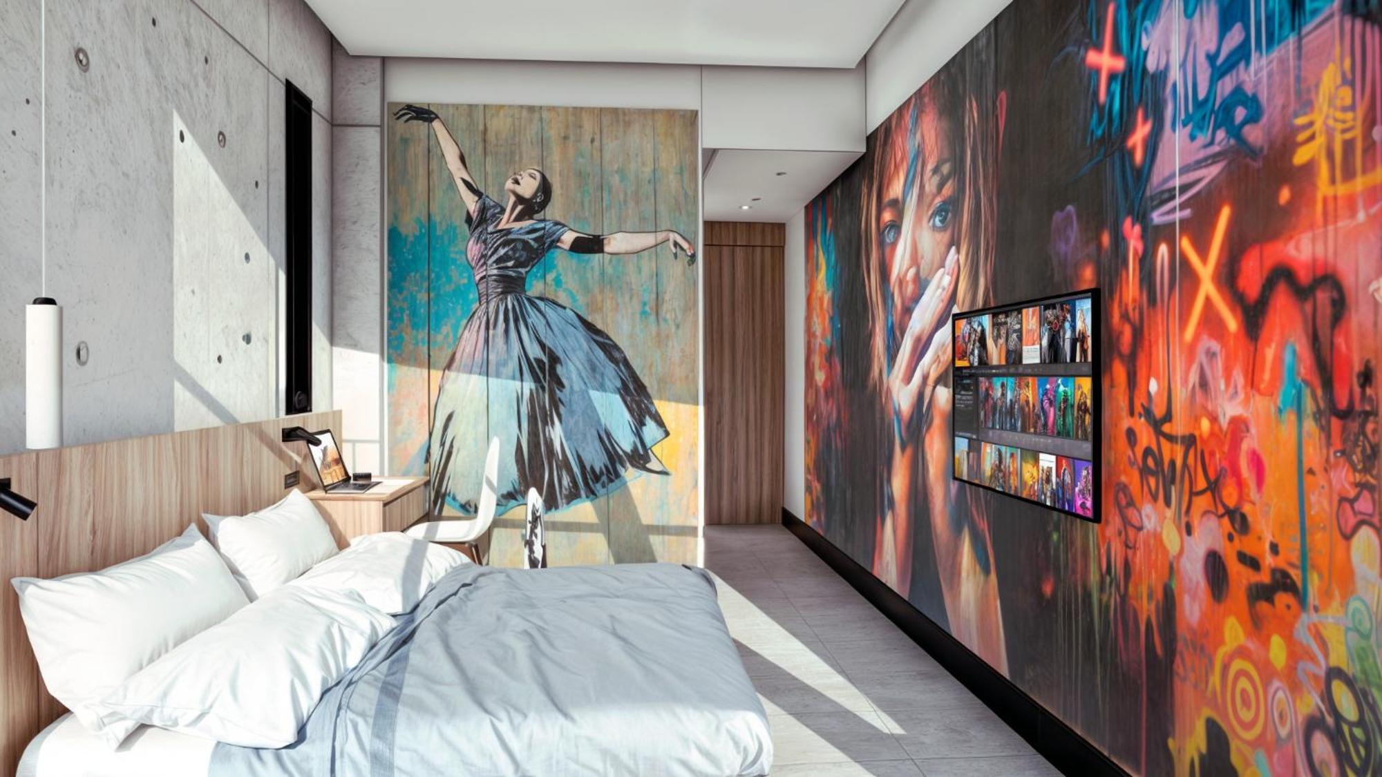 Street Art Hotel Roma Mexico by Eksteriør bilde