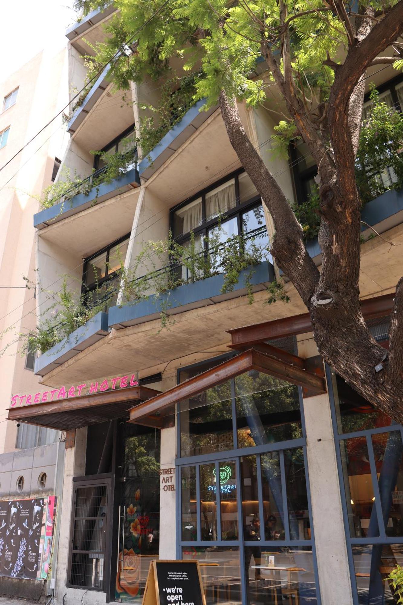 Street Art Hotel Roma Mexico by Eksteriør bilde