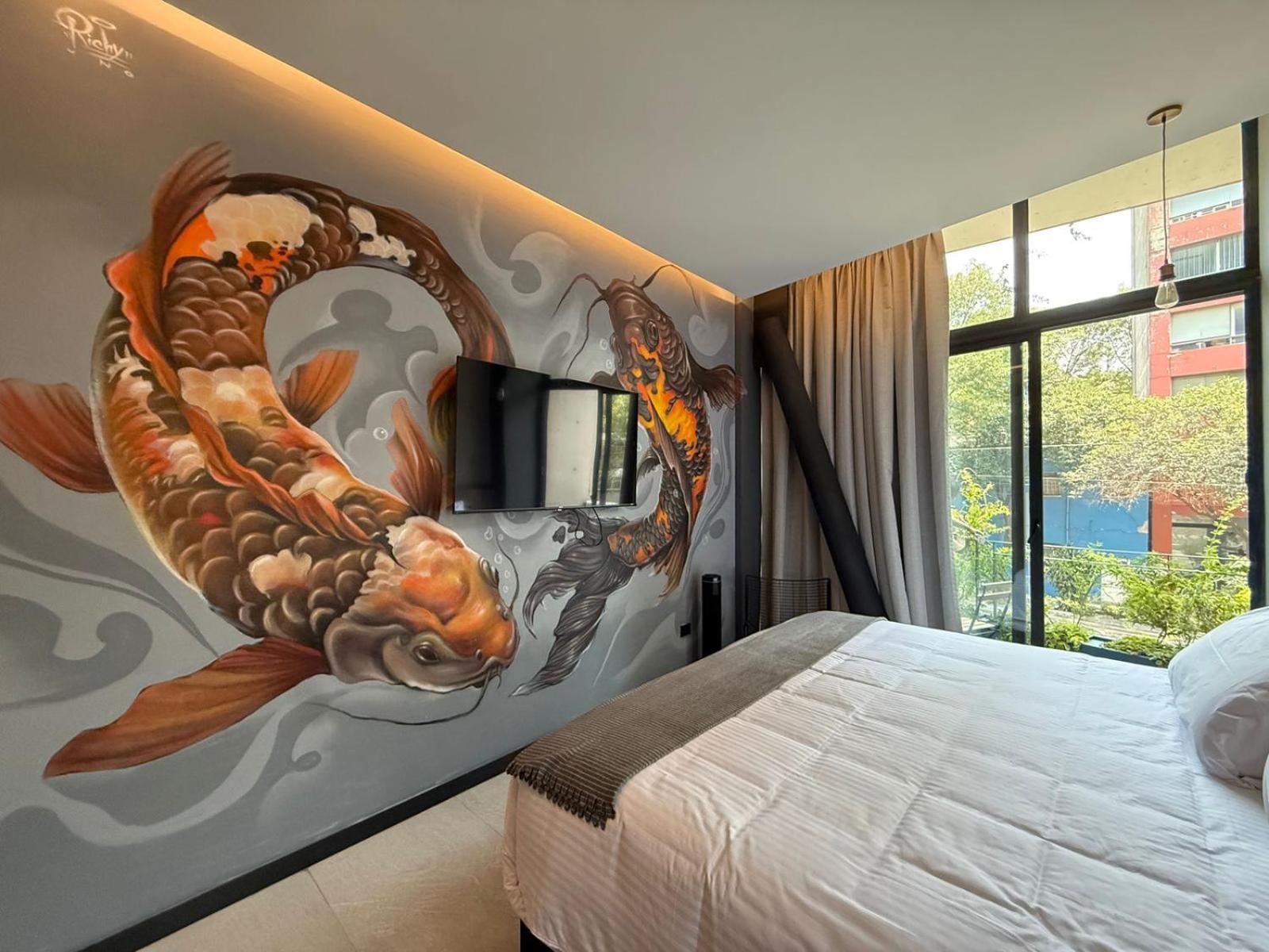 Street Art Hotel Roma Mexico by Eksteriør bilde