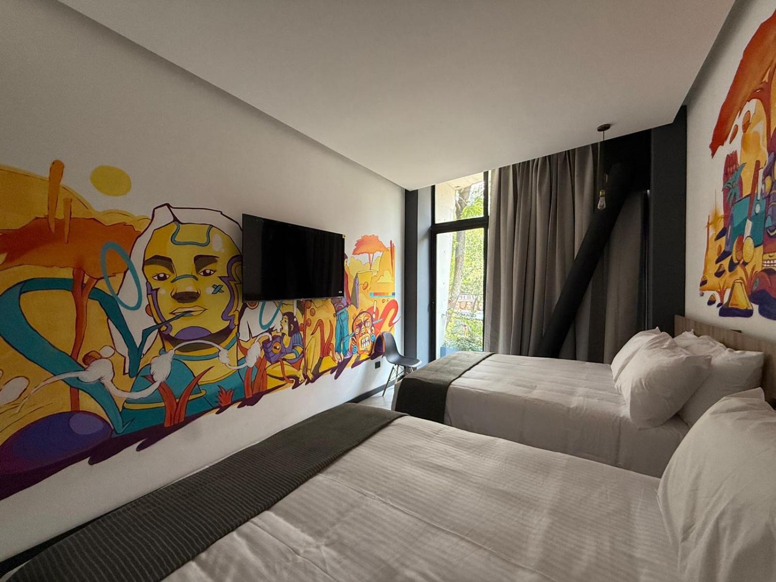 Street Art Hotel Roma Mexico by Eksteriør bilde