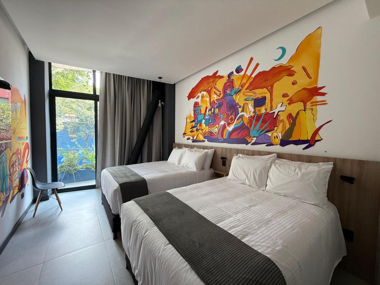 Street Art Hotel Roma Mexico by Eksteriør bilde